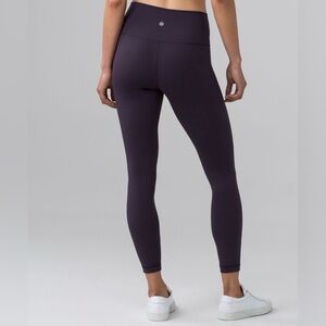 Lululemon wunder under high rise legging, 25”, luxtreme, boysenberry, size 4